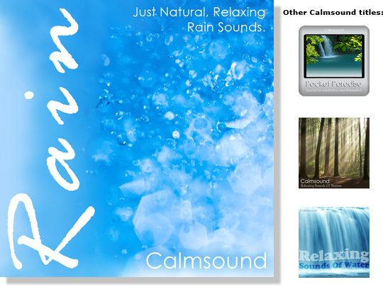 Product picture Rain - Just Natural, Relaxing Rain Sounds